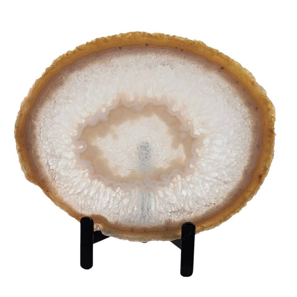 tranche d'agate naturelle 18x14cm