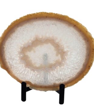 tranche d'agate naturelle 18x14cm
