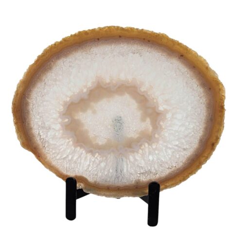 tranche d'agate naturelle 18x14cm