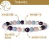 bracelet pierres sommeil amethyste howlite angelite quartz rose pour favoriser l endormissement et le sommeil profond