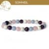 bracelet sommeil pierres naturelles améthyste howlite angélite quartz rose pour mieux dormir et apaiser le mental