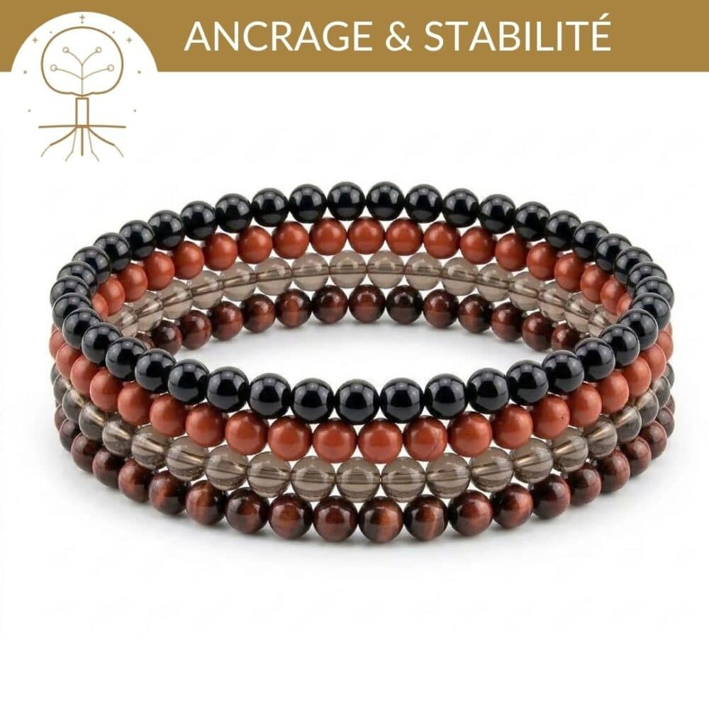 kit bracelets ancrage pierres naturelles pour s ancrer et retrouver equilibre emotionnel