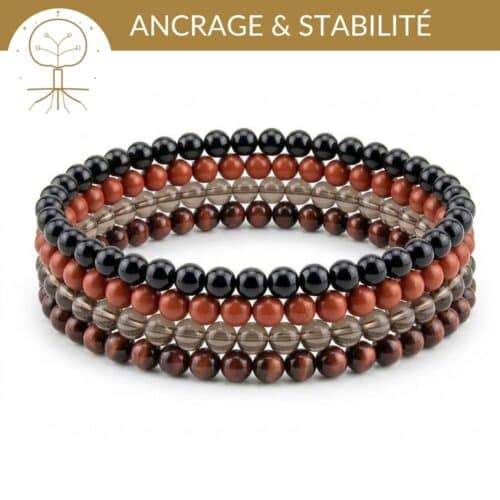 kit bracelets ancrage pierres naturelles pour s ancrer et retrouver equilibre emotionnel