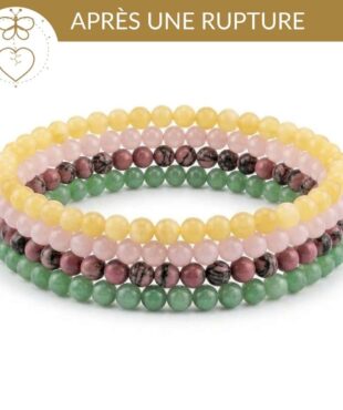 kit bracelets rupture amoureuse pierres naturelles pour se reconstruire et tourner la page apres une rupture