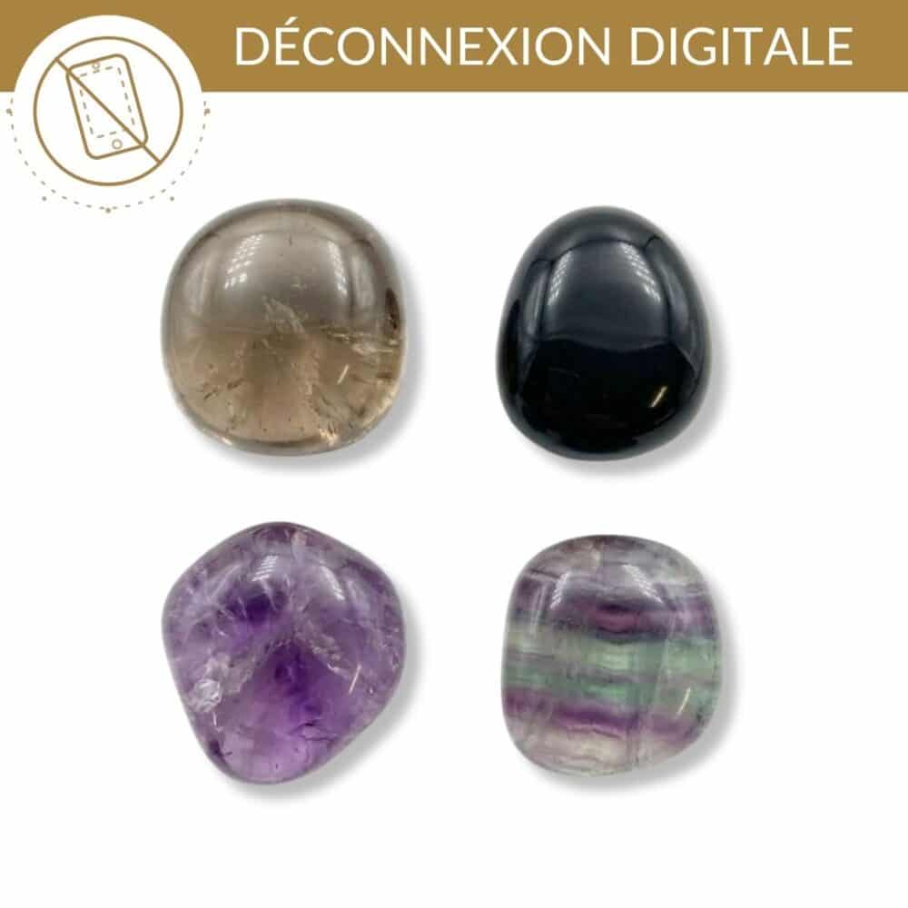 kit pierres deconnexion digitale pierres naturelles pour faire une pause digitale et apaiser le mental naturellement