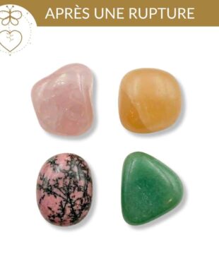 kit pierres rupture amoureuse pierres naturelles pour oublier son ex et retrouver equilibre emotionnel