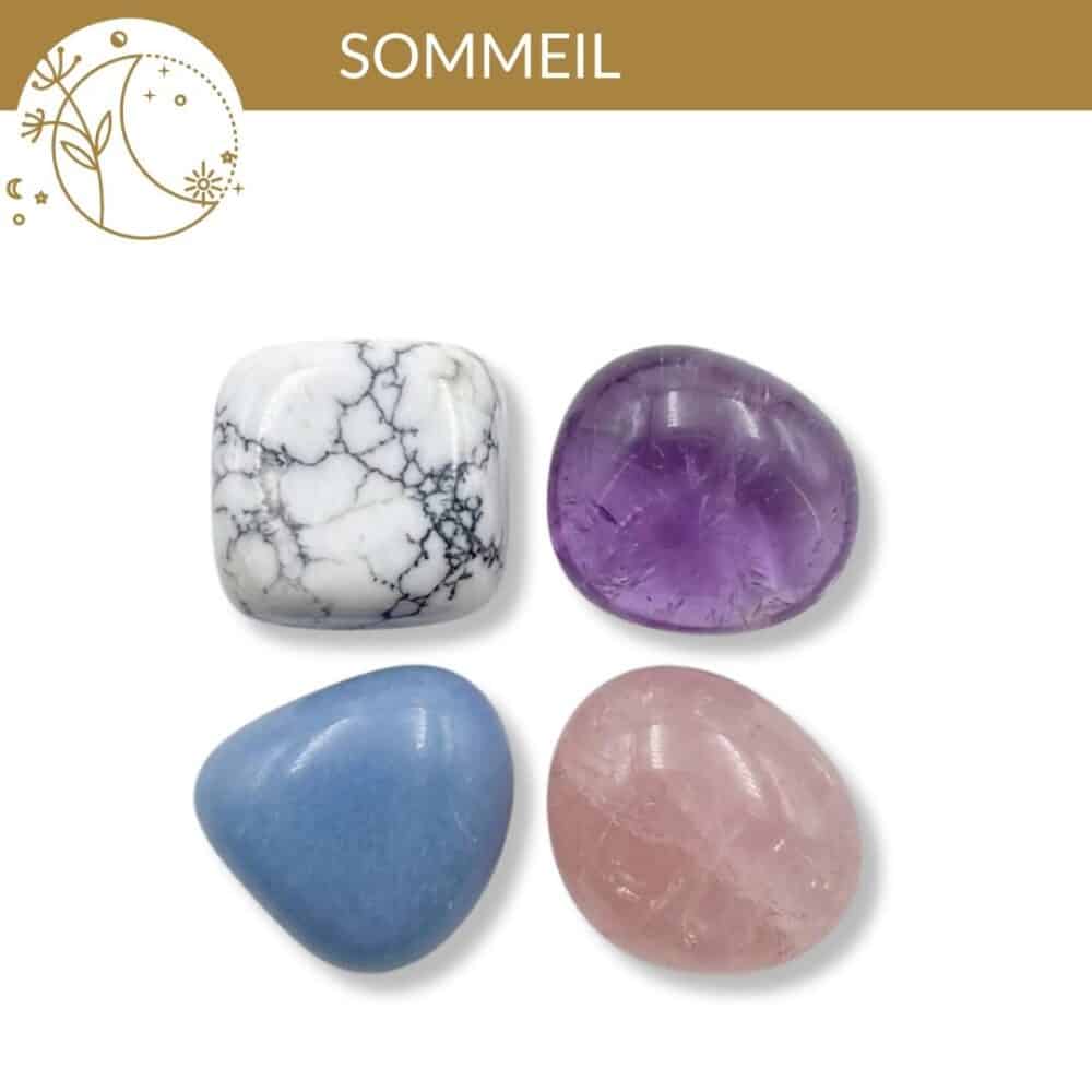 kit pierres sommeil pierres naturelles pour favoriser un sommeil reparateur et apaiser le stress nocturne