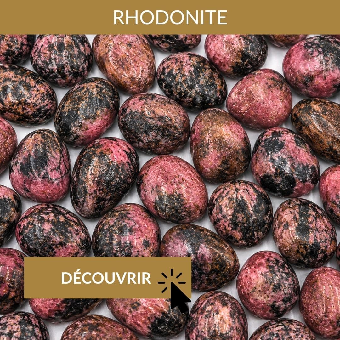 Rhodonite pierre pour la rancœur et rancune après une trahison