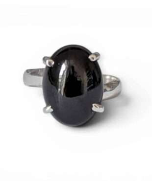 Bague argent 925 spinelle naturelle vitalité