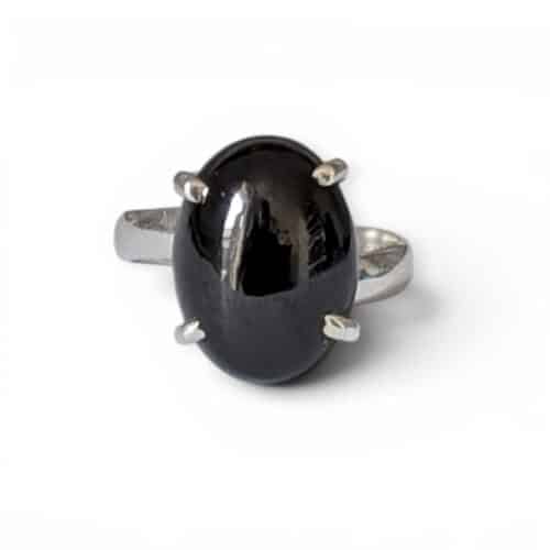 Bague argent 925 spinelle naturelle vitalité