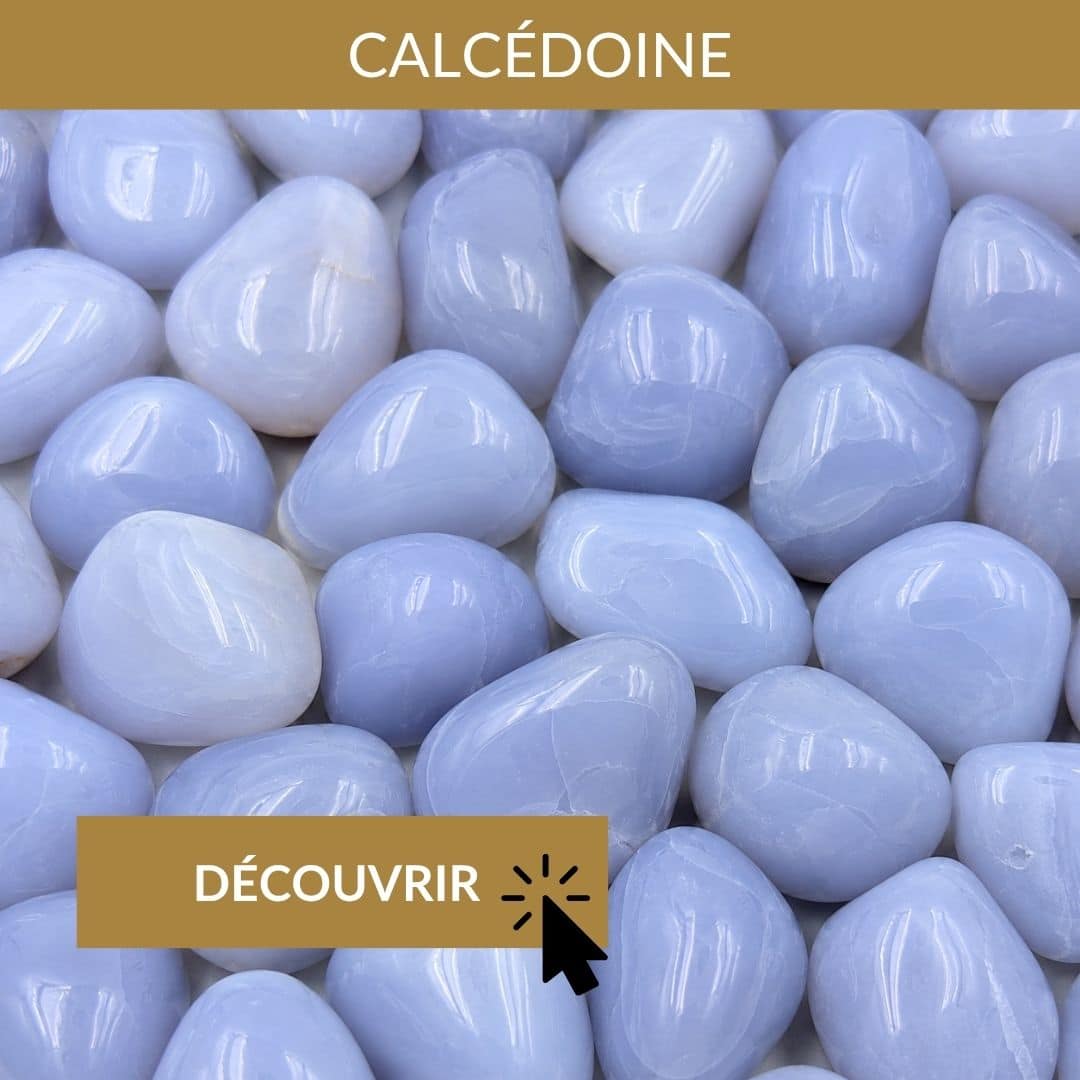 calcédoine pierre pour la communication calme