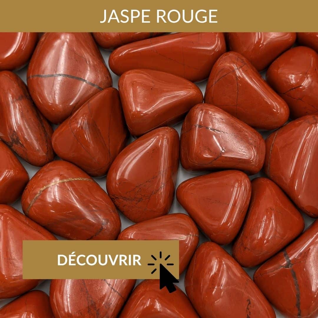 jaspe rouge pierre pour un ancrage physique, passer à l'action