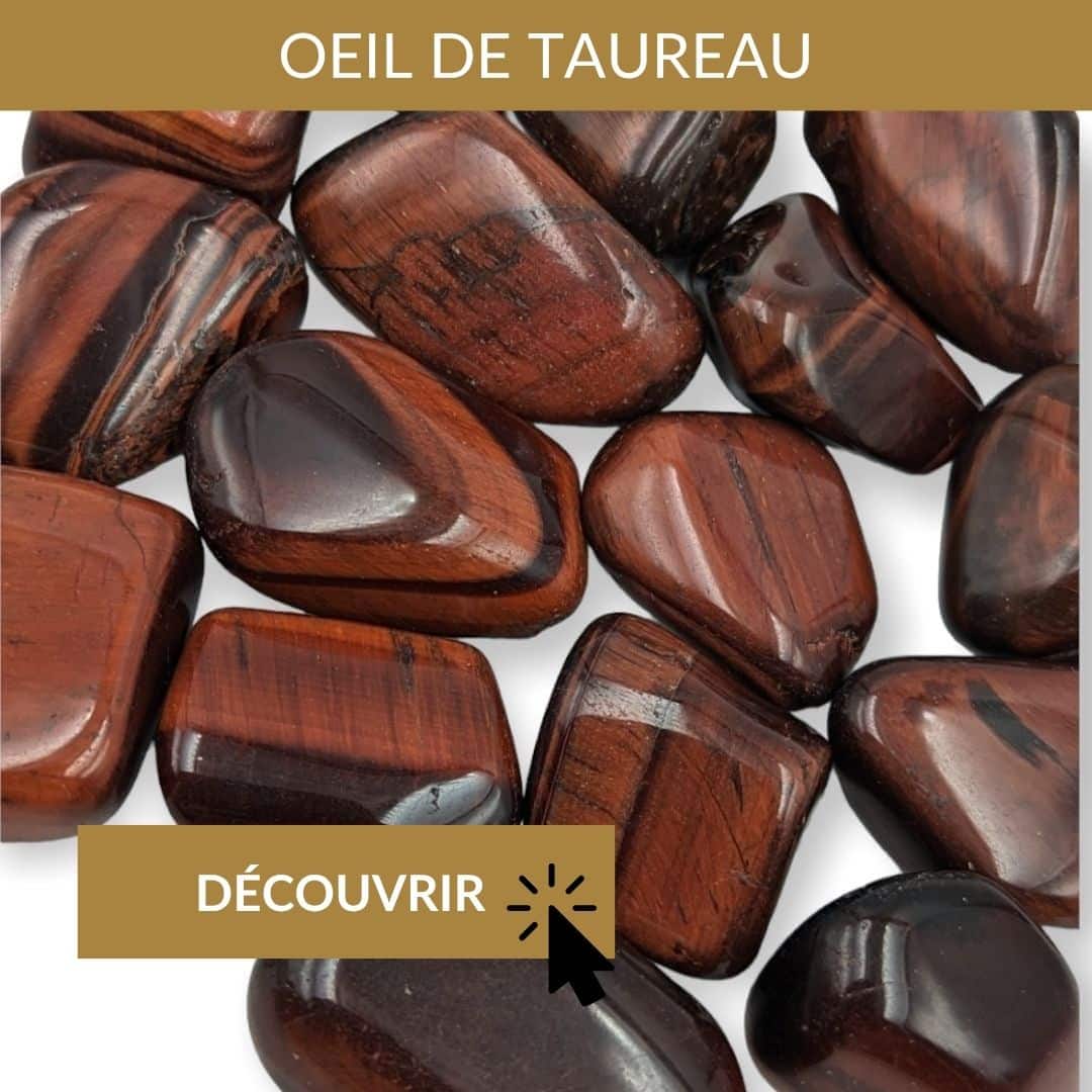 oeil de taureau pierre pour la stabilité et garder les pieds sur terre