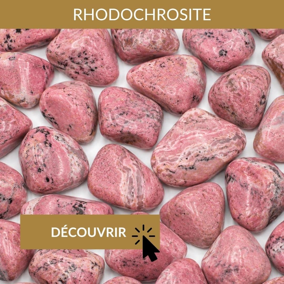 rhodochrosite pierre pour guérir les blessures affectives, déceptions