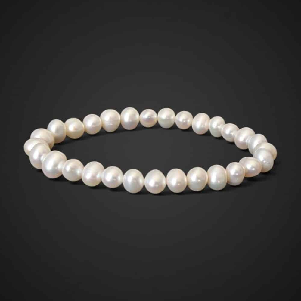 bracelet perles d'eau douce naturelle