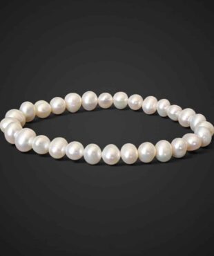 bracelet perles d'eau douce naturelle