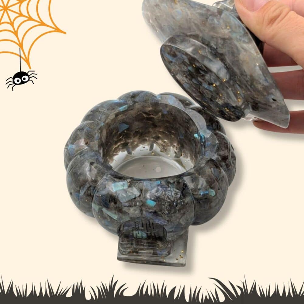 intérieur citrouille labradorite