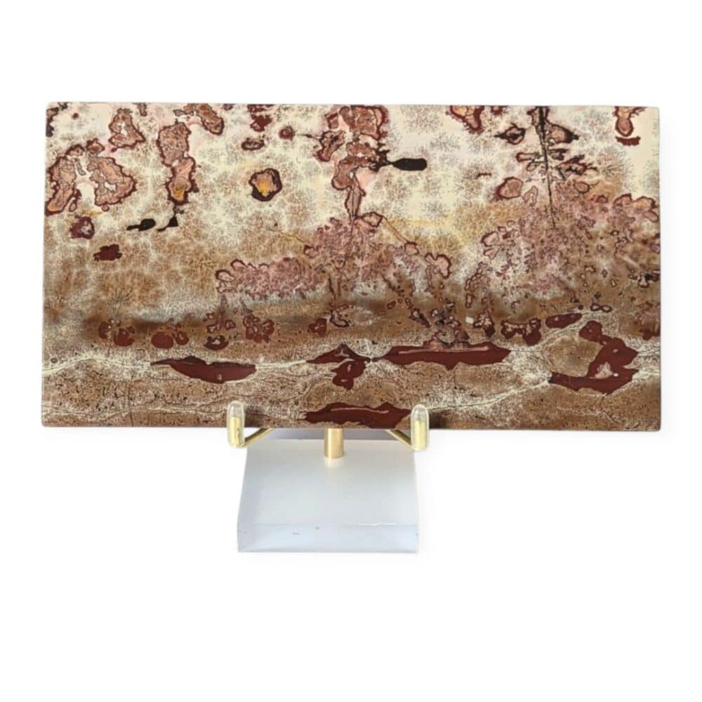 jaspe multicolore tranche polie n°1