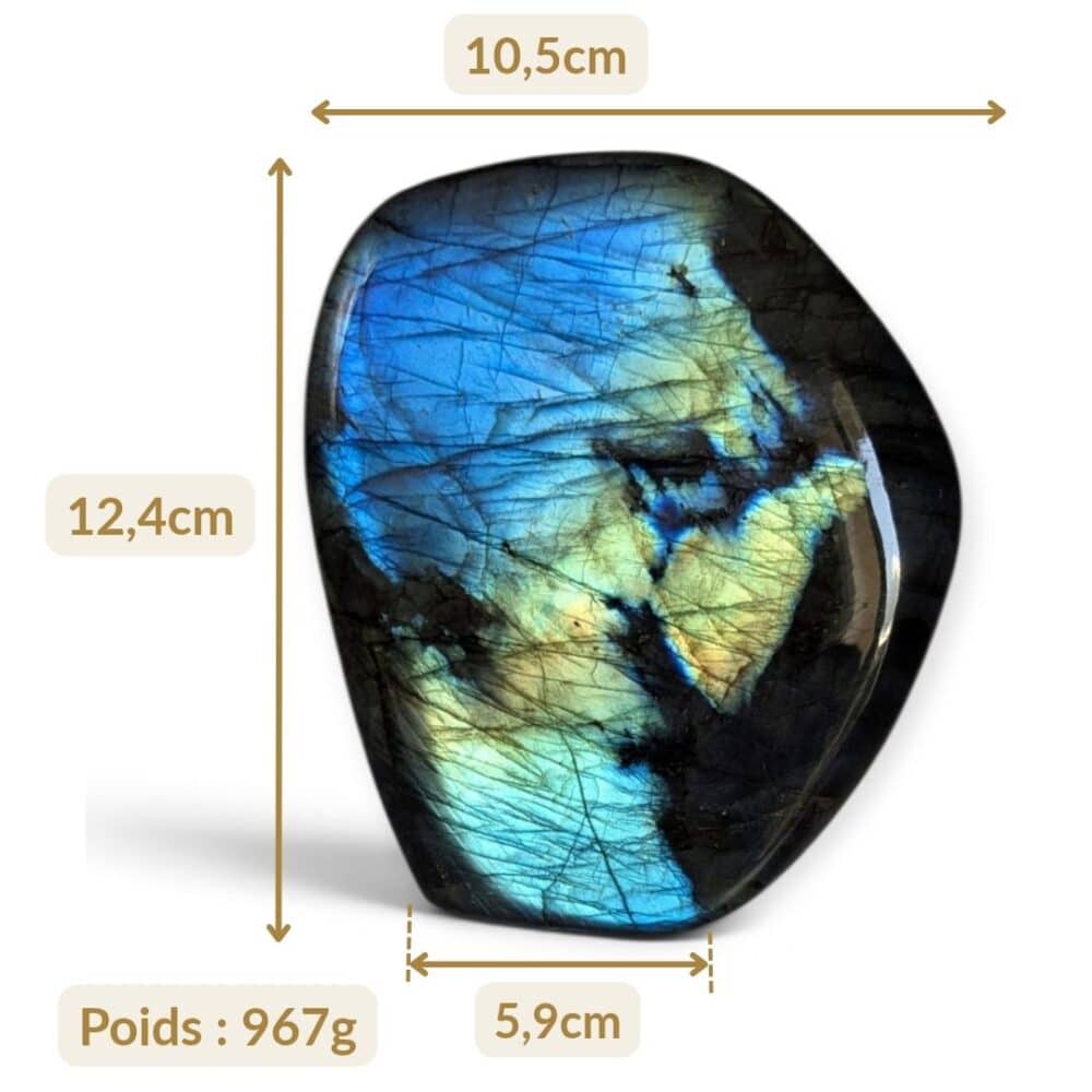 labradorite 967g dimensions